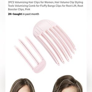 Pink Volumizing Hair Comb Set
